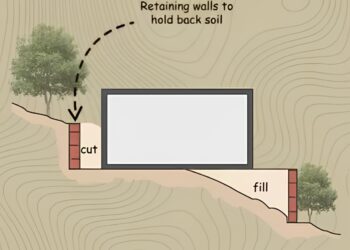 Designing to Build on Slopes