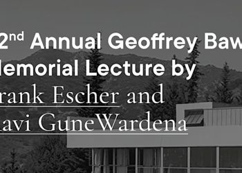 22nd Annual Geoffrey Bawa Memorial Lecture
